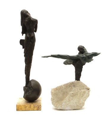 Lot 374 - Joseph Bofill, a contemporary resin, on limestone stand