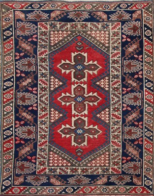 Lot 774 - A modern Caucasian rug and another similar rug (2)