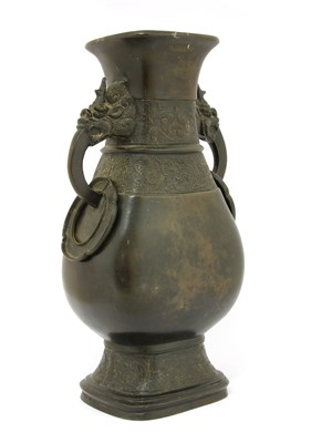 Lot 201 - A Chinese bronze vase