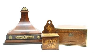 Lot 284 - A Regency rosewood vanity box as a Humidor