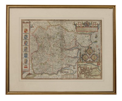 Lot 117 - A map of Essex by Norden and Speede