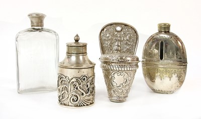 Lot 140 - A Victorian silver tea canister