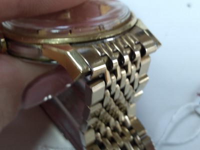 Lot 526 - A gentlemen's steel and gold-plated Omega 'Constellation' mechanical bracelet watch, c.1976