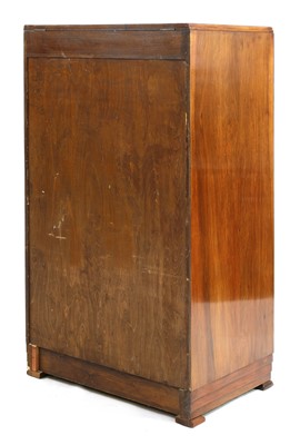 Lot 47 - An Art Deco burr walnut dressing cabinet