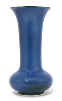Lot 149 - A Ruskin blue glazed vase