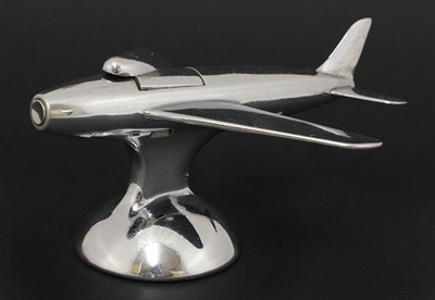 Lot 528 - A Dunhill 'Sabre' jet plane table lighter