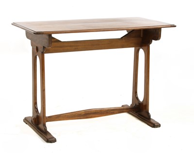 Lot 433 - A mahogany side table