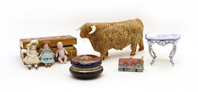 Lot 129 - A model of a highland bull