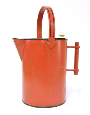 Lot 712 - A Perry & Co. toleware hot water jug