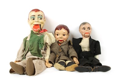 Lot 183 - Three Charlie McCarthy dolls
