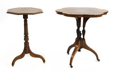 Lot 429 - A late Victorian inlaid rosewood centre table
