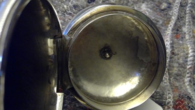 Lot 75 - A .943 standard Dutch silver coffee pot, circa 1950