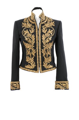 Lot 428 - A Ralph Lauren black velvet waistcoat and Ralph Lauren 'Matador' jacket