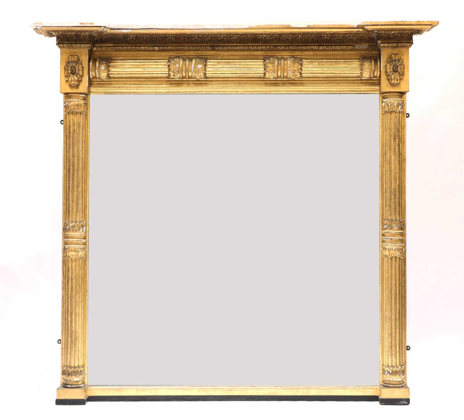 Lot 69 - A large George IV gilt overmantel mirror