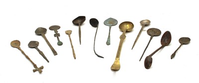 Lot 80 - A collection of various antique spoons