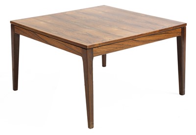 Lot 248 - A Danish rosewood square coffee table