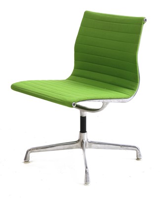 Lot 246 - A lime green desk chair designed by Charles Eames