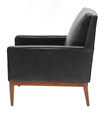 Lot 120 - A leather armchair