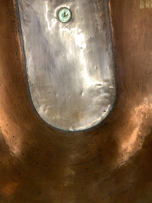 Lot 419 - A French copper bathtub