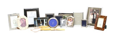 Lot 716 - A collection of silver and silver plated photograph frames