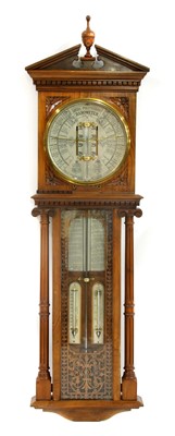 Lot 696 - A 'Royal Polytechnic' barometer by Joseph Davis & Co, London