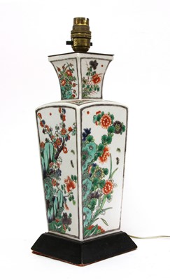 Lot 169 - A Chinese famille verte vase