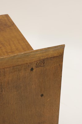 Lot 383 - An Art Deco walnut corner dressing table