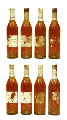 Lot 343 - Chateau de Lacaze, Bas Armagnac, 1981, eight bottles (capsule and label damage, two labels lacking)