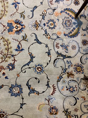 Lot 402 - A Persian Kashan carpet
