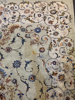 Lot 402 - A Persian Kashan carpet