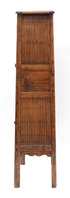 Lot 281 - A Chinese bamboo cabinet