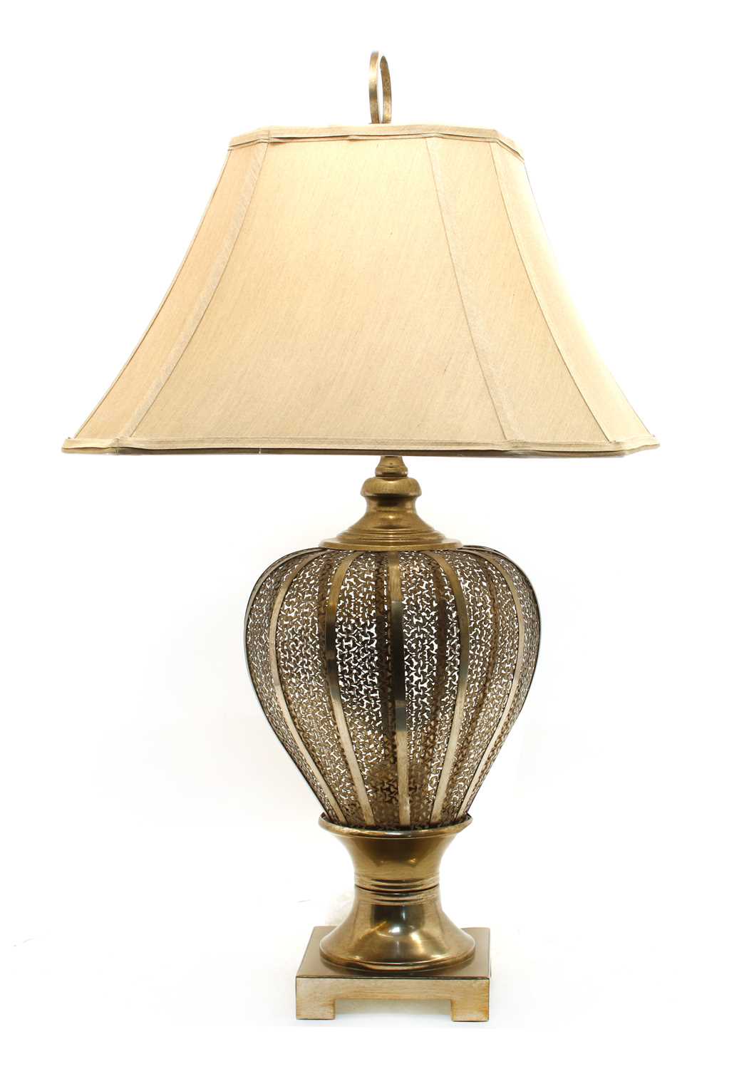 Lot 203 - A Middle Eastern style table lamp