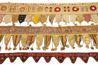 Lot 106 - A collection of central Asian, Uzbek and other tent hangings