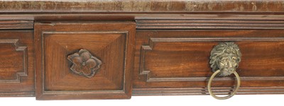 Lot 480 - A Regency mahogany breakfront sideboard