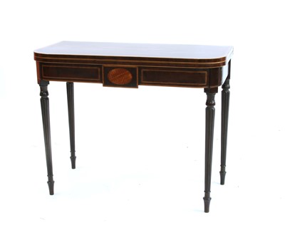 Lot 510 - A Regency mahogany card table