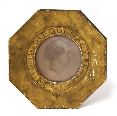 Lot 335 - A metallic proof medallion of George IV