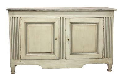 Lot 962 - A French painted buffet