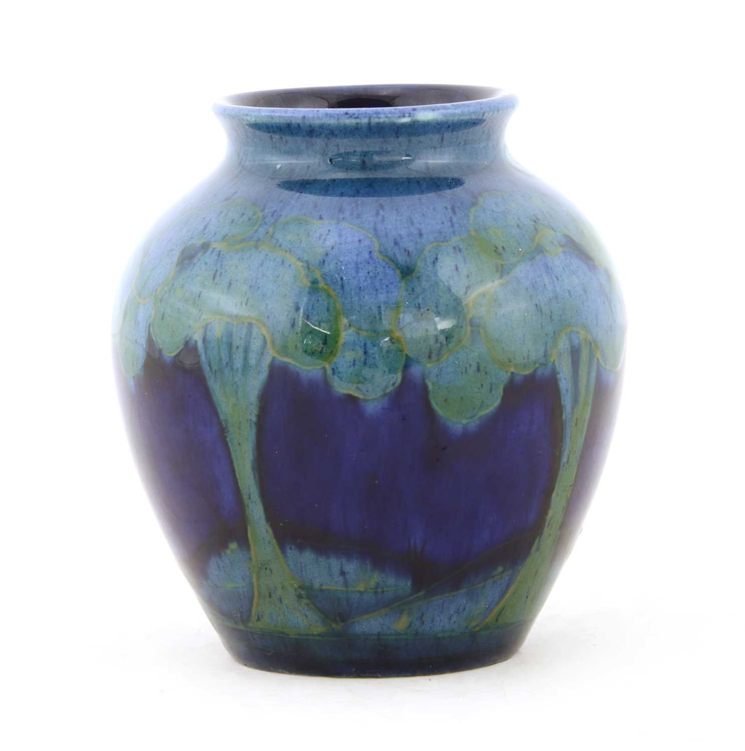 Lot 215 - A Moorcroft 'Moonlit Blue' vase