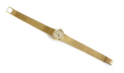 Lot 520 - A ladies' 9ct gold Omega mechanical bracelet watch, c.1960