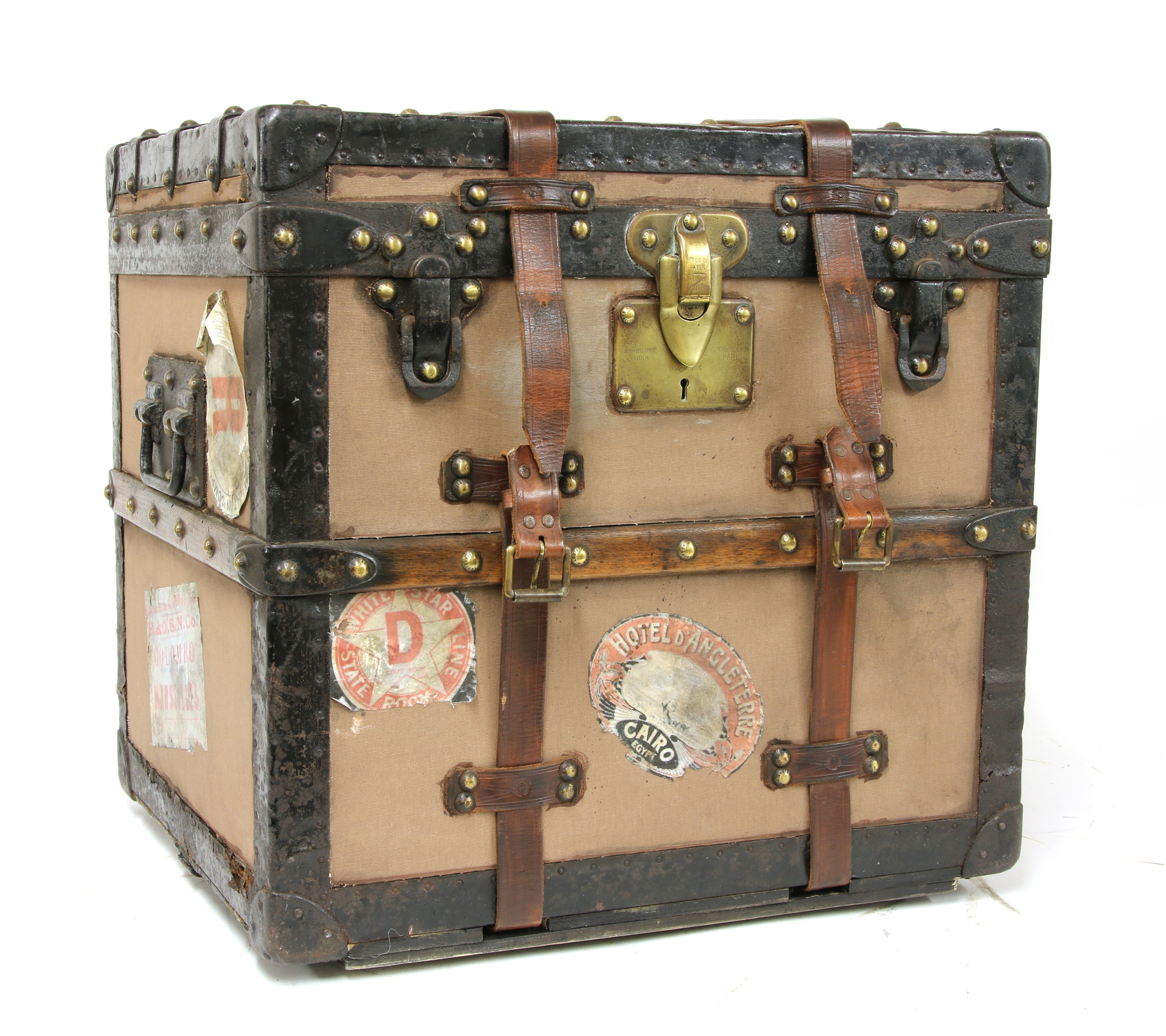 A Louis Vuitton Motoring Trunk Early 20th Century