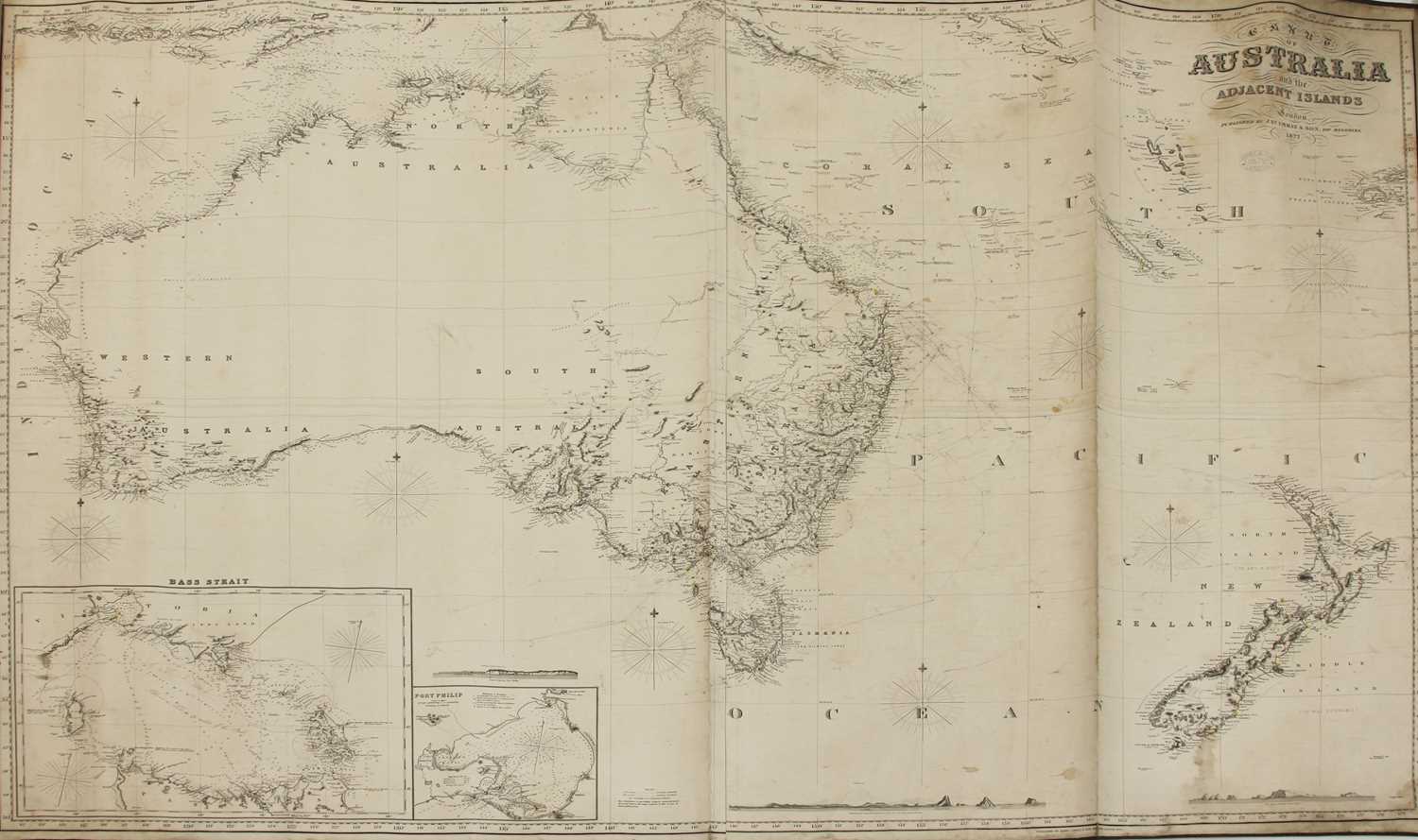 Lot 256 - Three hydrographic charts of of Australia