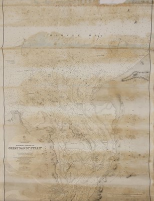 Lot 256 - Three hydrographic charts of of Australia