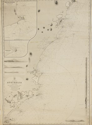 Lot 256 - Three hydrographic charts of of Australia