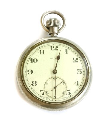 Lot 503 - A military issue Rolex mechanical open-faced pocket watch