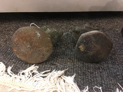 Lot 890 - A collection of Burmese bronze opium weights