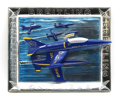 Lot 312 - Two Breitling watch advertising panels