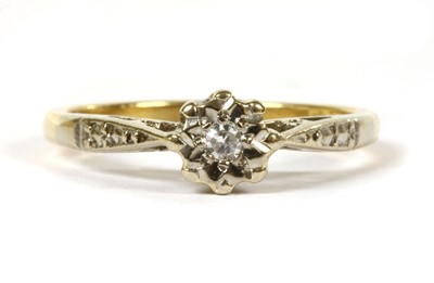 Lot 174 - An 18ct gold single stone diamond ring