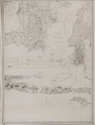 Lot 261 - Four hydrographic charts of the Eastern Archipelago