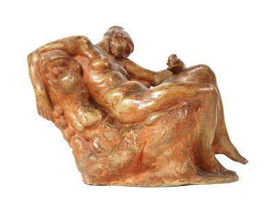 Lot 187A - Italian school, after Michalangelo, a sculpture of a reclining maiden