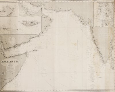 Lot 251 - Four hydrographic charts of the Middle East